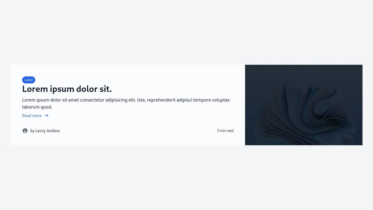 Tailwind Blog heatured banner post