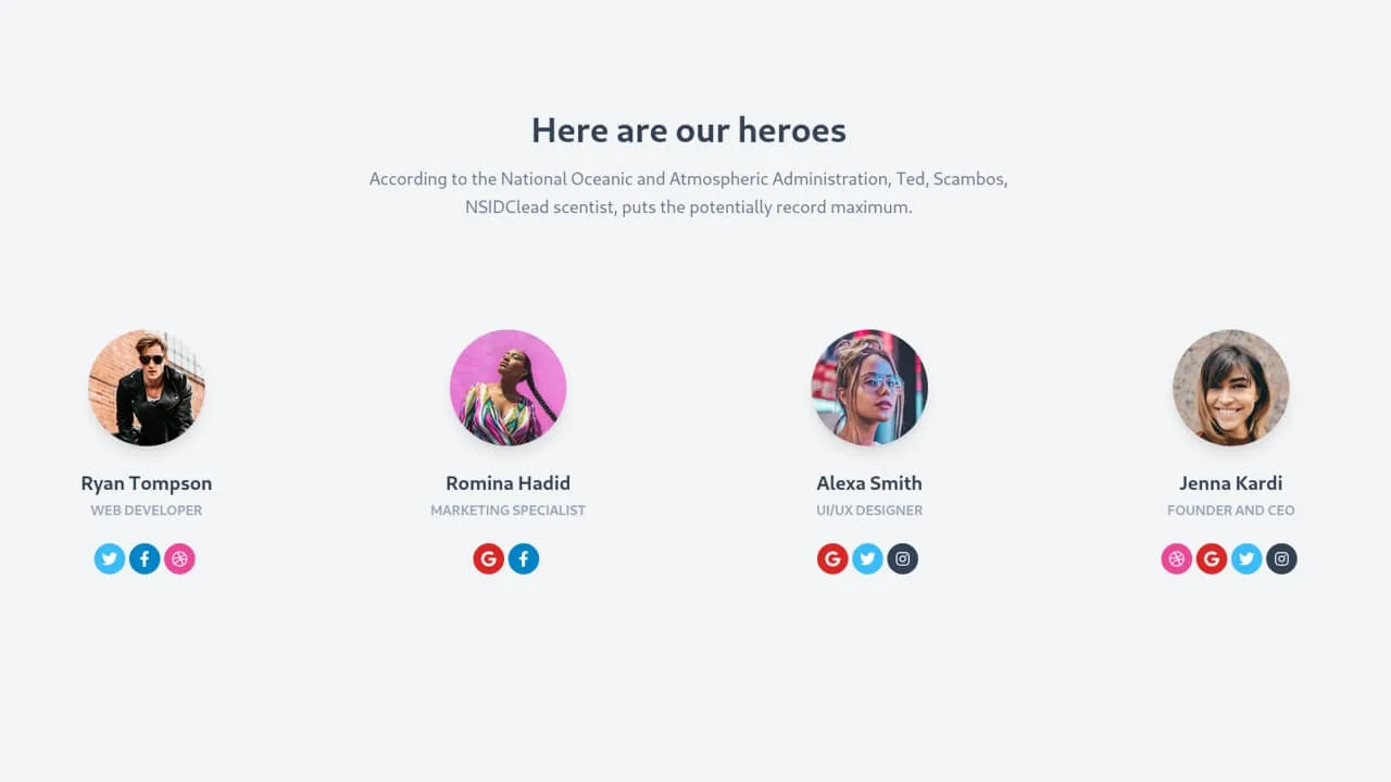 Tailwind Avatars - section-avatars
