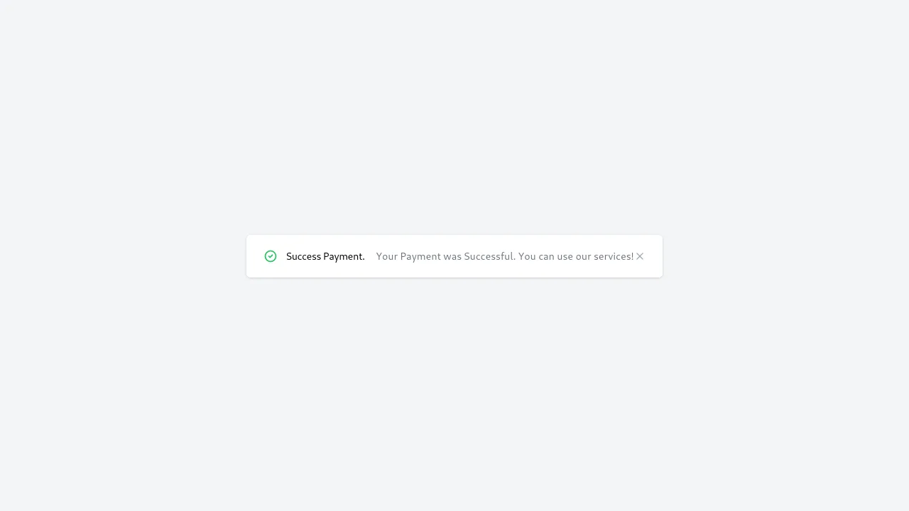 Tailwind Alerts - success-payment-alert