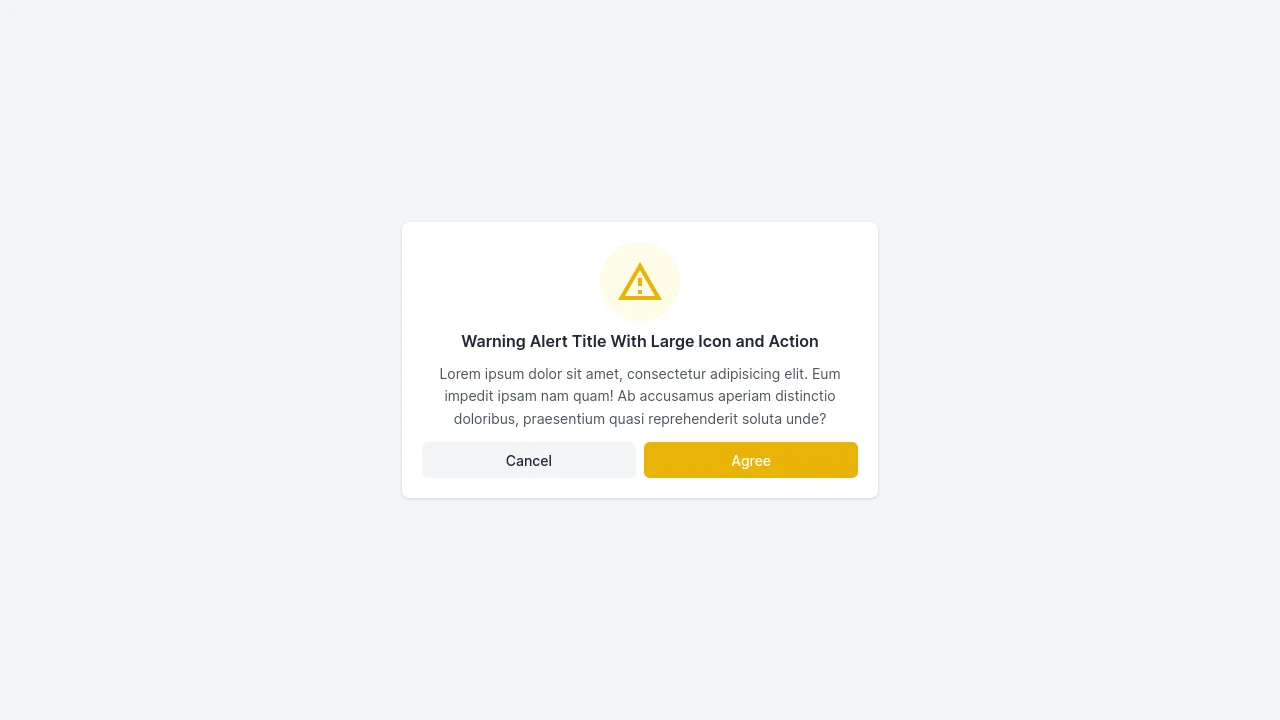 tailwind-css-warning-alert-with-large-icon-and-action