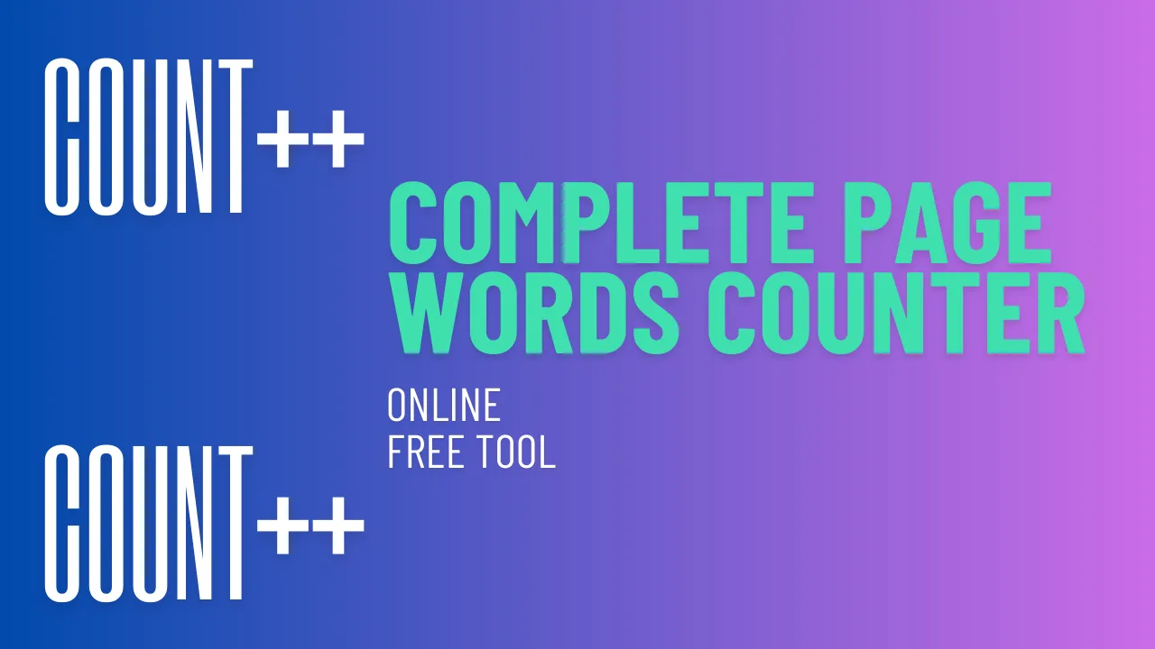 Page Word Counter
