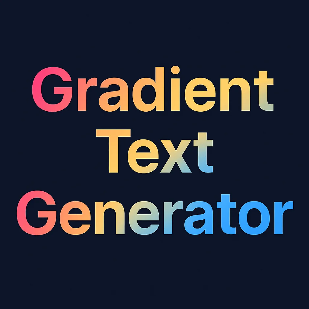 Gradient Text Generator