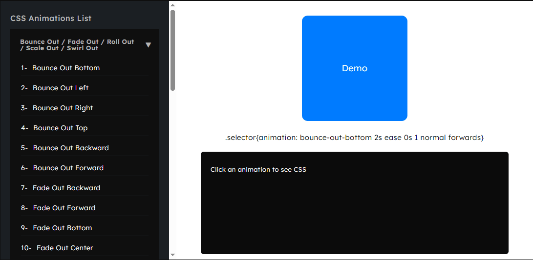 Keyframe Animation CSS Generator