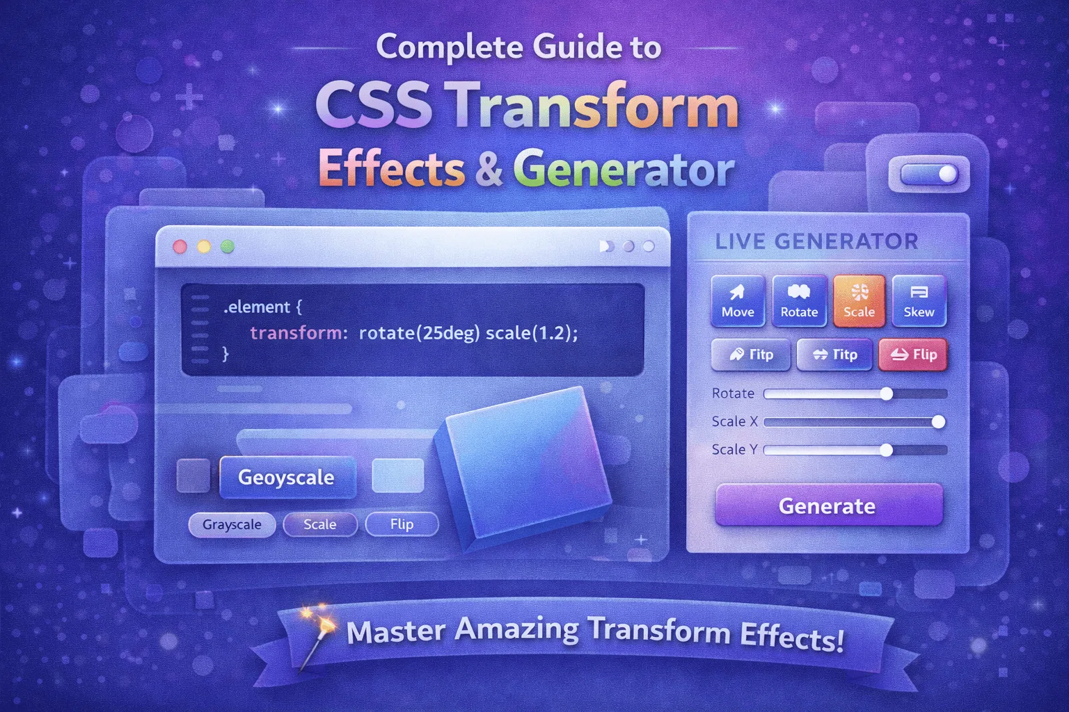 CSS Transform Effects & Generator