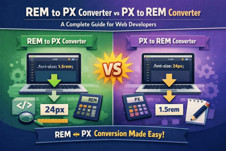 Px In REM to PX Converter vs PX to REM Converter: Complete Guide